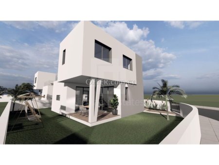 New three bedroom semi detached house in Dali area Nicosia