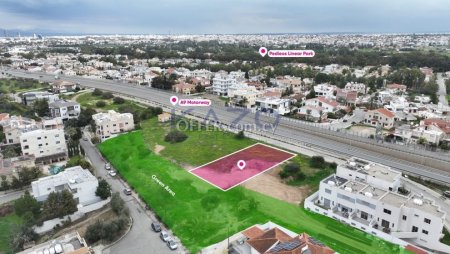 Residential plot located in Engomi, Nicosia.