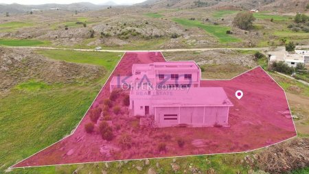 Incomplete two storey house in Agia Varvara, Nicosia