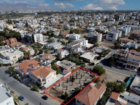 Residential plot with an incomplete development in Agios Dometios, Nicosia