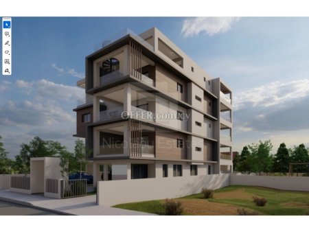 Brand new 2 plus 1 bedrooms penthouse apartment in Agios Sylas