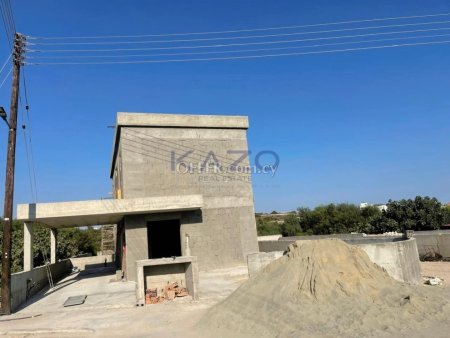 Modern Three Bedroom Under Construction Detached House in the Erimi area