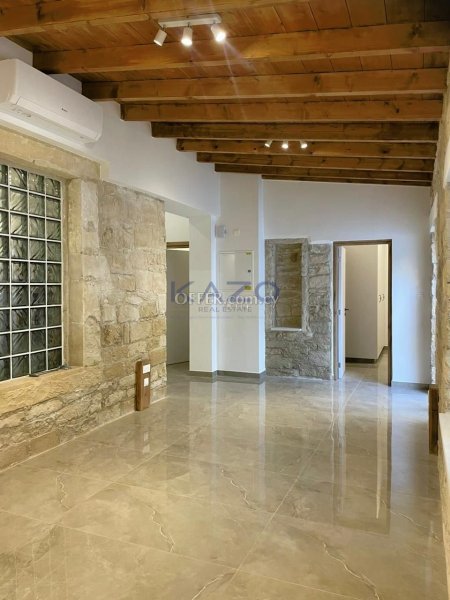 Ground Level Stone House Apartment for Rent in Limassol Historic Center