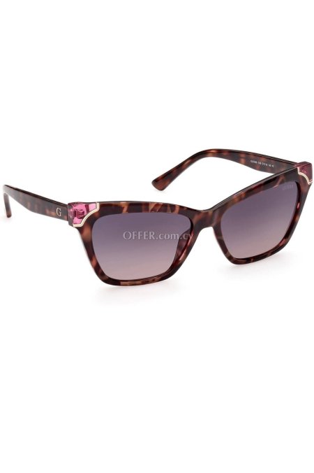 Guess Jeans Brown Injected Women Sunglass