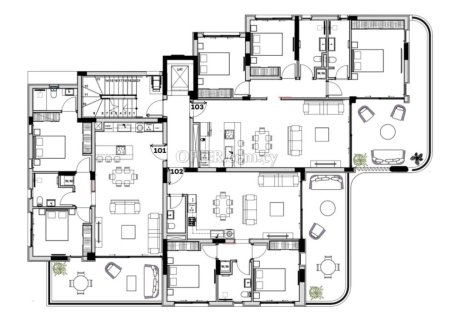 Apartment (Flat) in Green Area, Limassol for Sale