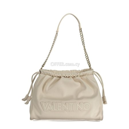 Valentino Bags Beige Polyethylene Handbag