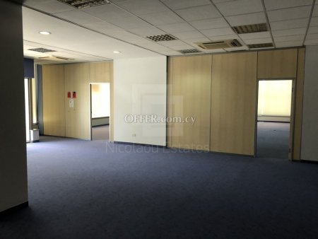 Large offices for rent in city center.