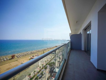 Two Bedroom Apartment in front of the Sea with Communal Swimming Pool in Finikoudes Larnaka