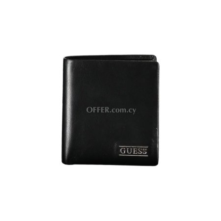 Guess Jeans Elegant Black Leather Wallet for Men