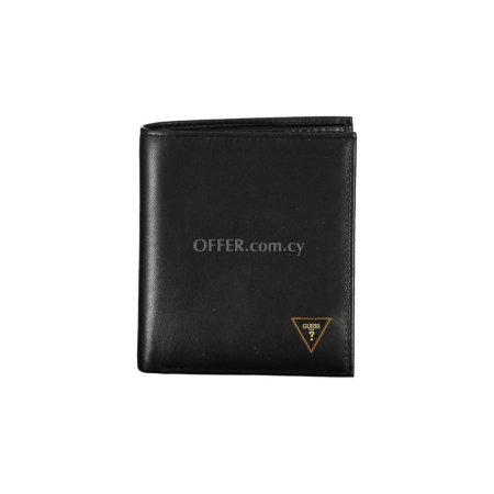 Guess Jeans Sleek Black Leather Wallet