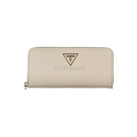 Guess Jeans Beige Polyethylene Wallet