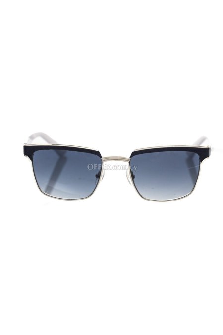 Frankie Morello Black Metallic Men Sunglass