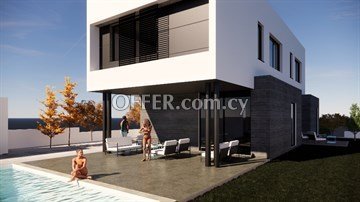 Detached Luxury 4 Bedroom House With Private Pool  In Latsia, Nicosia