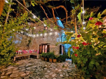 Quaint beautiful stone village house in Lefkara village