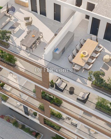 2+1 Bedroom Penthouse  In Larnaka, Just 200 Metres Away From The New L