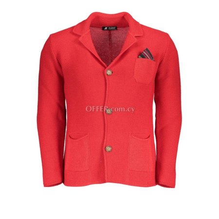 U.S. Grand Polo Chic Pink Cardigan with Elegant Logo Detail