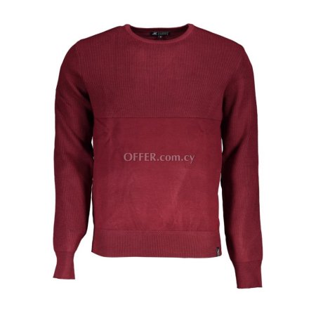 U.S. Grand Polo Elegant Crew Neck Contrast Sweater