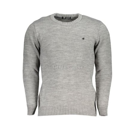 U.S. Grand Polo Gray Fabric Sweater