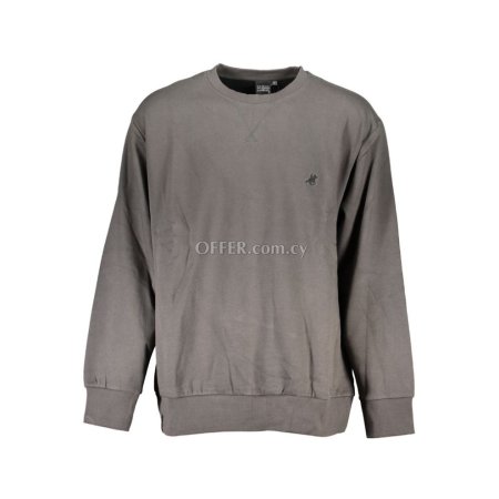 U.S. Grand Polo Gray Cotton Sweater