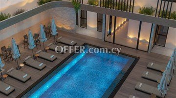 Luxury 1 Bedroom Penthouse With Roof Garden  In Leivadia, Larnaca - Wi