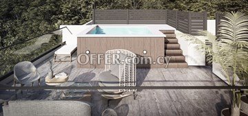 2 Bedroom Penthouse With Roof Garden & Private Pool  In Kato Polemidia