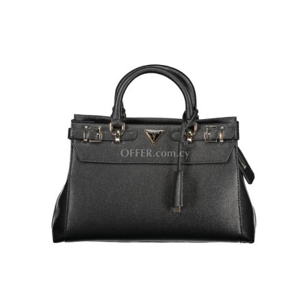 Guess Jeans Black Polyethylene Handbag