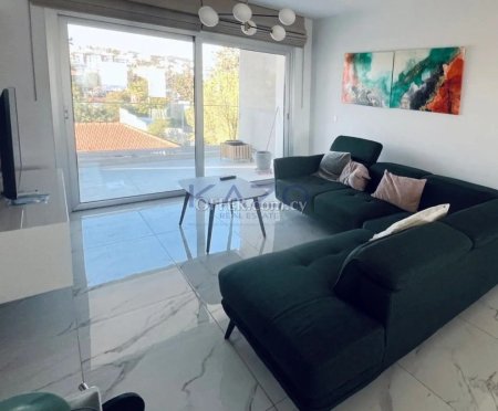 Modern Fully Furnished Two Bedroom Apartment for Rent in Mesa Geitonia