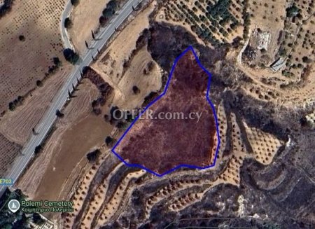 Agricultural Field for sale in Polemi, Paphos