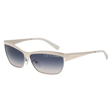 Police Gray Metal Sunglasses