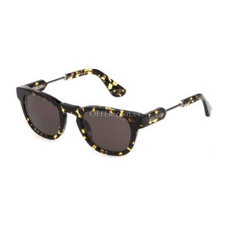 Police Brown Plastic Sunglasses