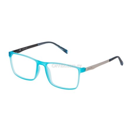 Police Blue Plastic Frames