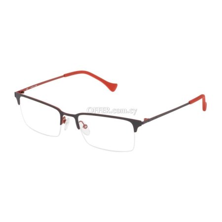 Police Gray Metal Frames