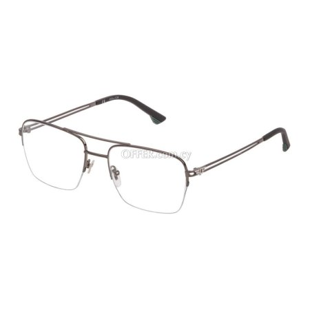 Police Gray Metal Frames