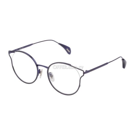 Police Blue Metal Frames