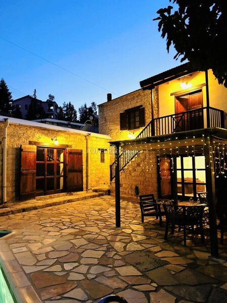 TRADITIONAL STONE BUILT HOUSE WITH POOL IN FOINIKARIA LIMASSOL