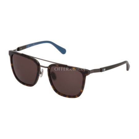 Carolina Herrera Brown Acetate And Metal Sunglasses