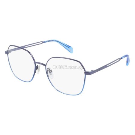 Police Blue Metal Frames