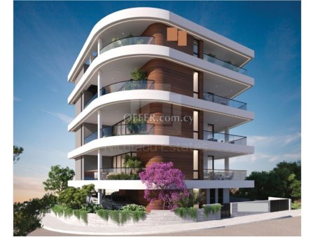 Brand new luxury 2 bedroom apartment under construction at Panthea Mesa Geitonia