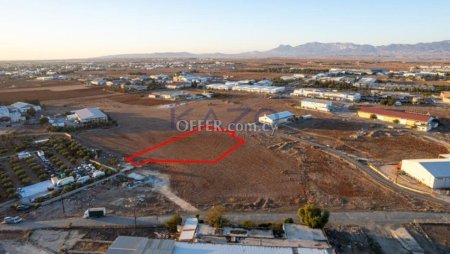 Industrial field in Palaiometocho, Nicosia