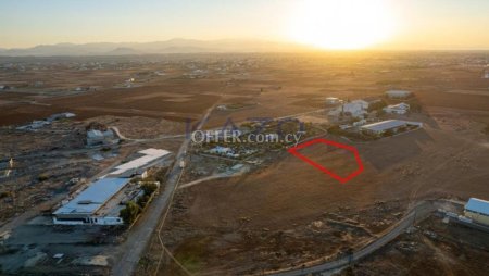 Industrial field in Palaiometocho, Nicosia