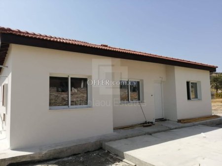 NEW Three bedroom bungalow on a large plot of 3000 sq.m.NO VAT Pareklisia Limassol Cyprus