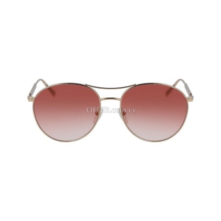 Longchamp Rose Gold Metal Sunglasses