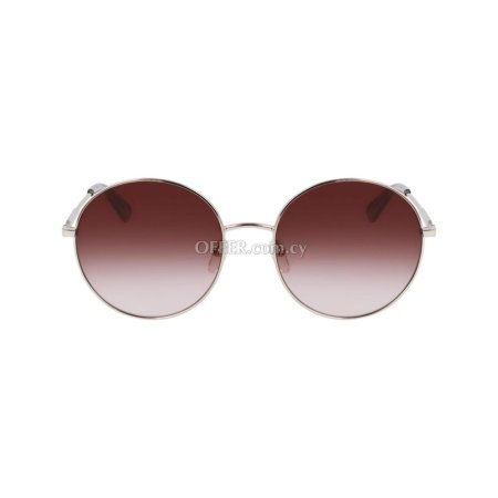 Longchamp Gold Metal Sunglasses