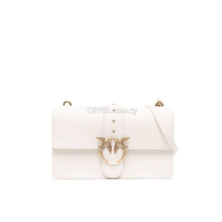 PINKO White Leather Handbag