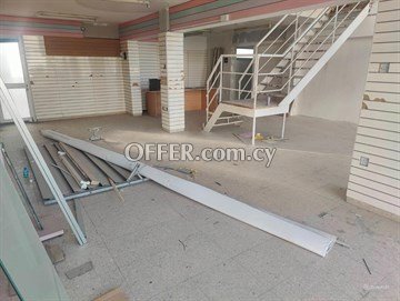 Shop/Showroom With Mezzanine In Excellent Location  In Latsia, Nicosia