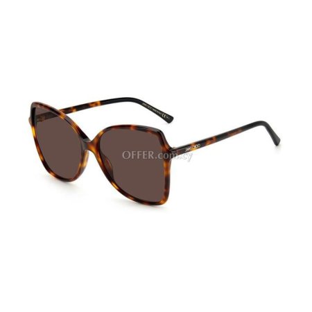 Jimmy Choo Brown Acetate Sunglasses