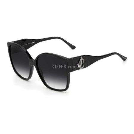 Jimmy Choo Black Acetate Sunglasses