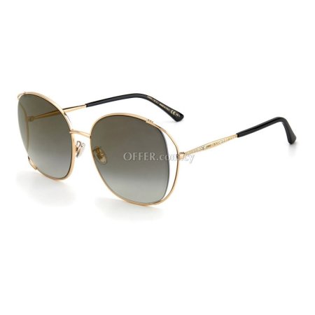 Jimmy Choo Rose Gold Metal Sunglasses