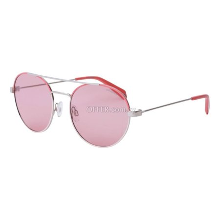 Polaroid Pink Metal Sunglasses