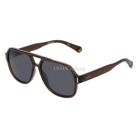 Polaroid Brown Resin Sunglasses